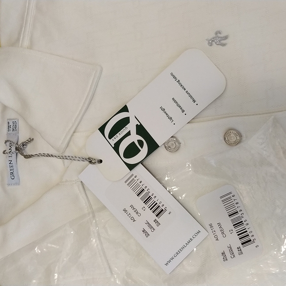 Green Lamb (Ireland) sleeveless polo - NWT - Picture 10 of 11